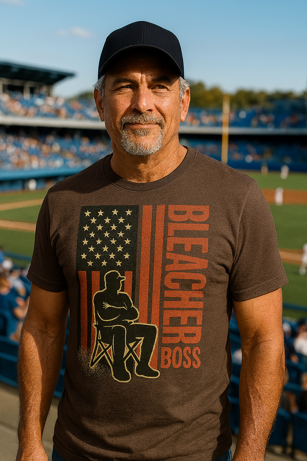 Bleacher Boss – Baseball Dad T-Shirt