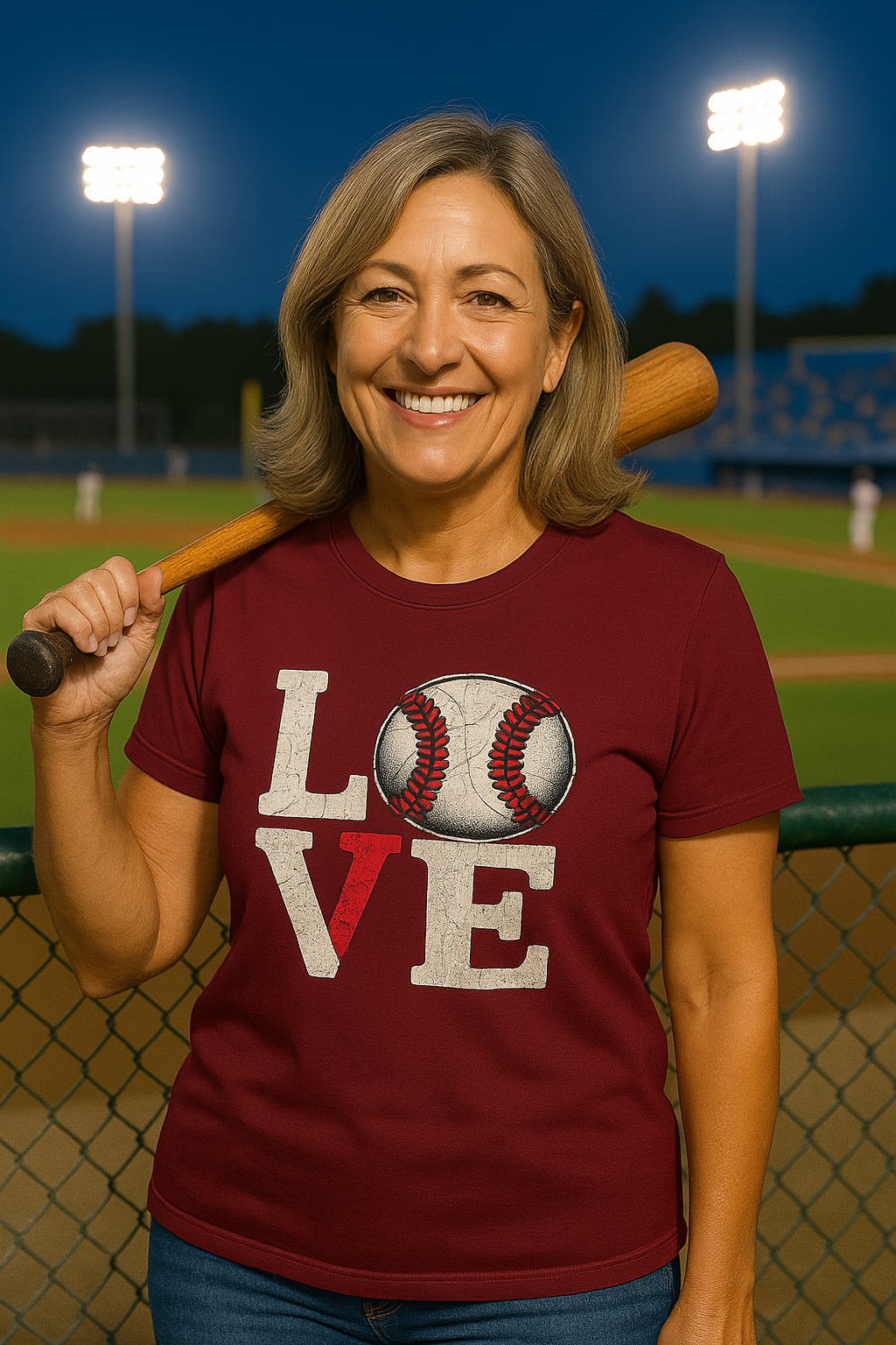 LOVE Baseball – Game Day Fan T-Shirt