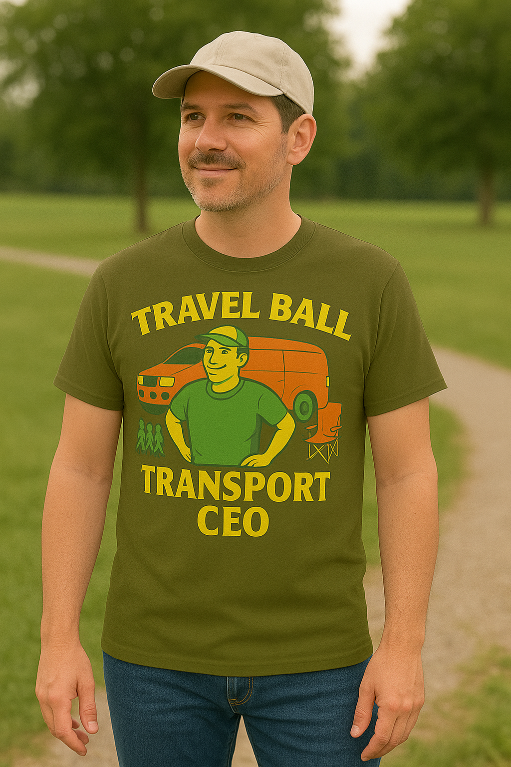 Travel Ball Transport CEO – Baseball Dad Tee