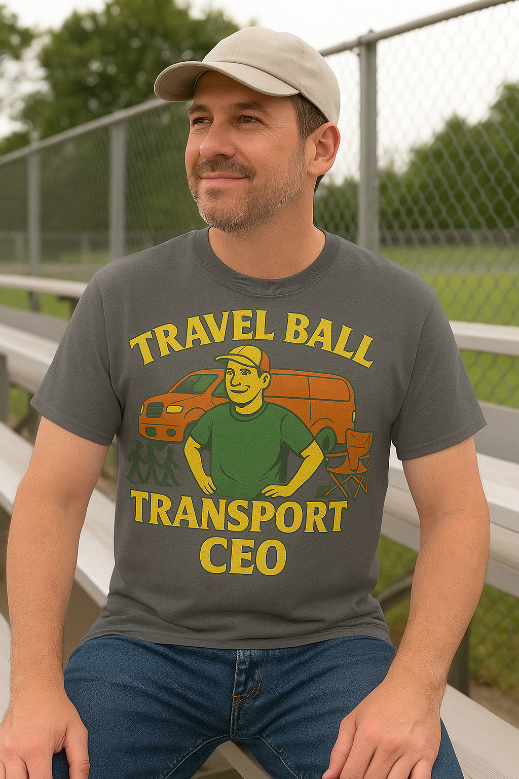 Travel Ball Transport CEO – Baseball Dad Tee