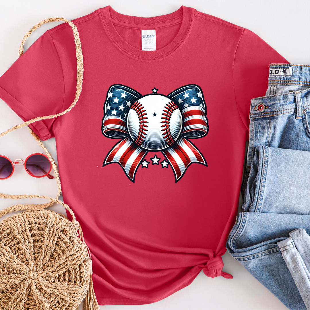 Patriotic Ribbon Baseball