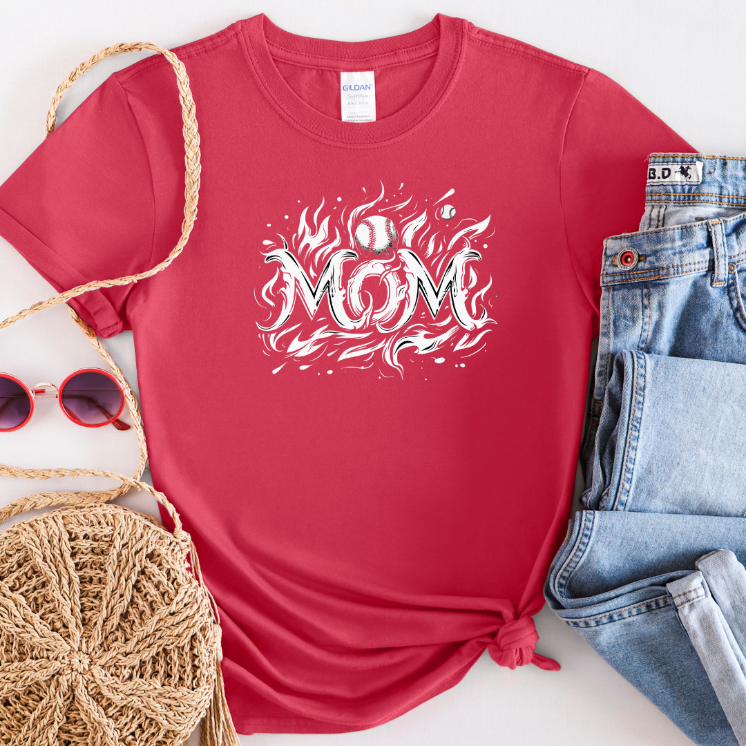 MOM Baseball T-Shirt