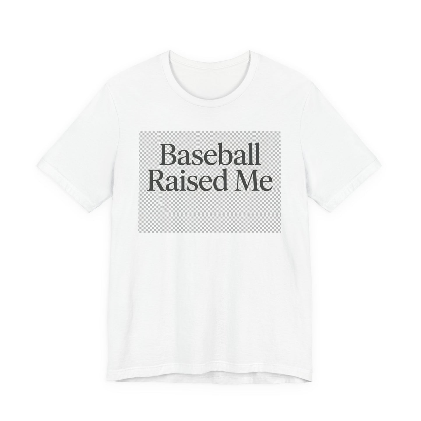 Baseball Raised Me T-Shirt — Retro Sports Tee for Fans & Players