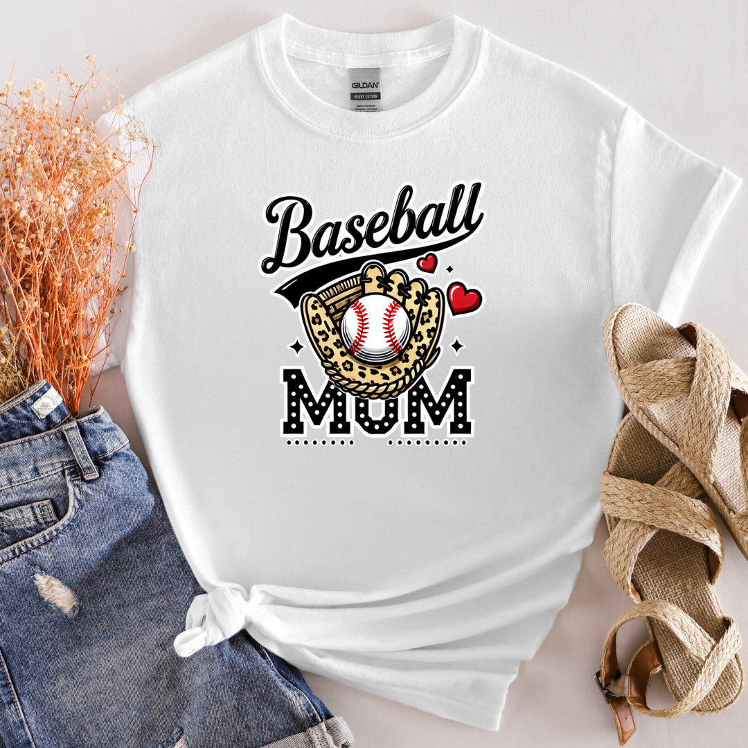 Baseball Mom Softstyle T-Shirt