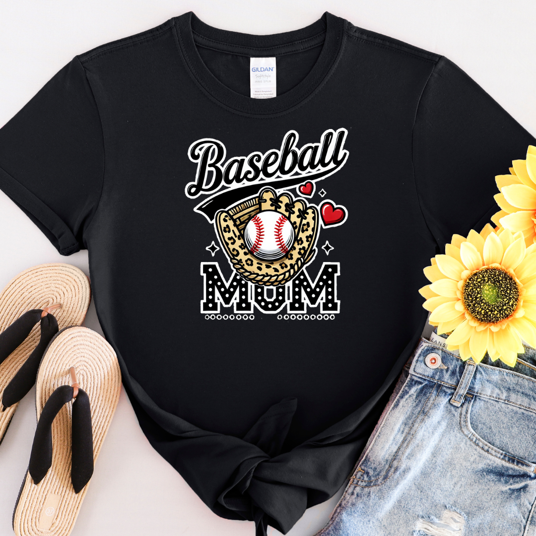 Baseball Mom Softstyle T-Shirt