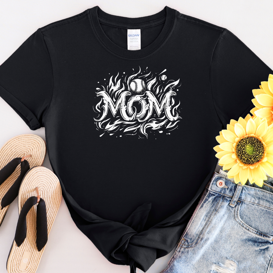 MOM Baseball T-Shirt