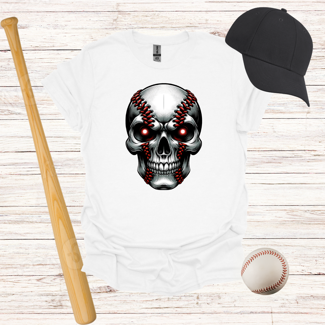 Skull Baseball T-Shirt