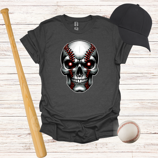 Skull Baseball T-Shirt