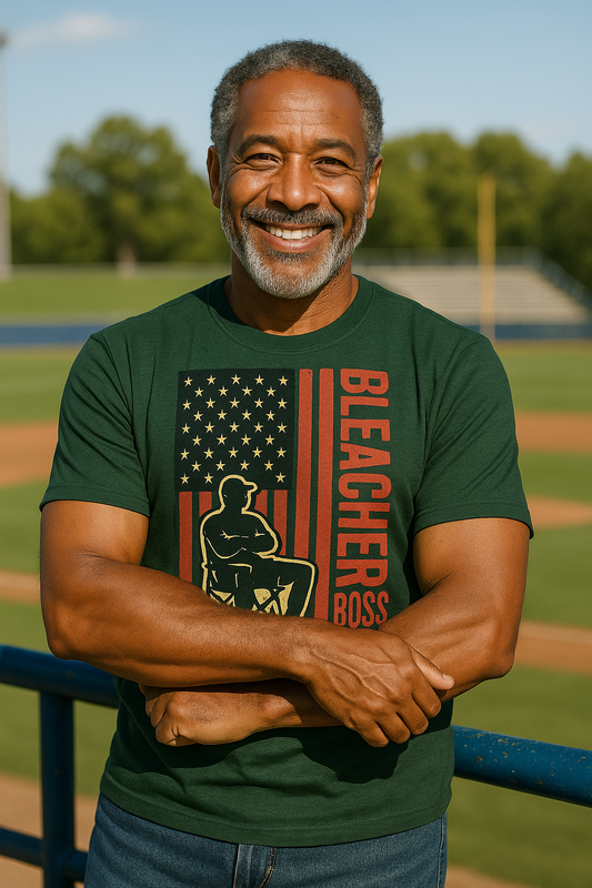 Bleacher Boss – Baseball Dad T-Shirt