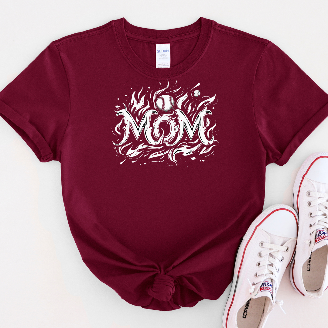 MOM Baseball T-Shirt