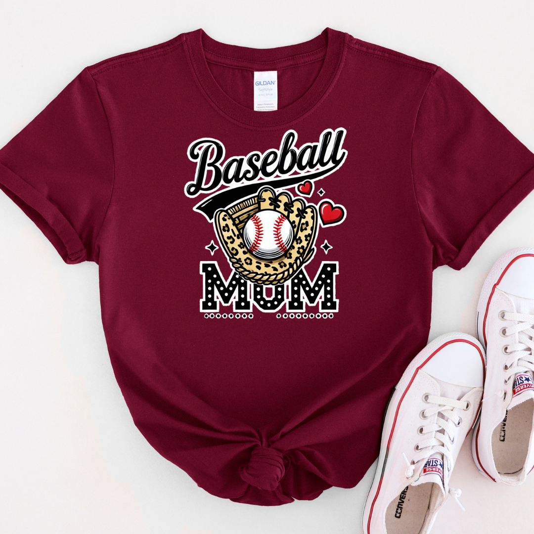 Baseball Mom Softstyle T-Shirt