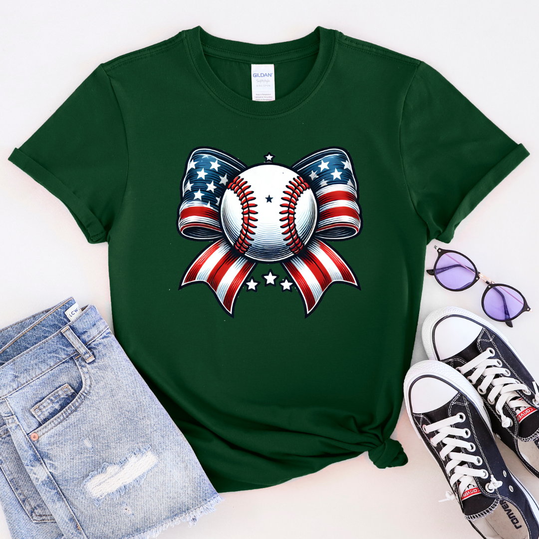 Patriotic Ribbon Baseball