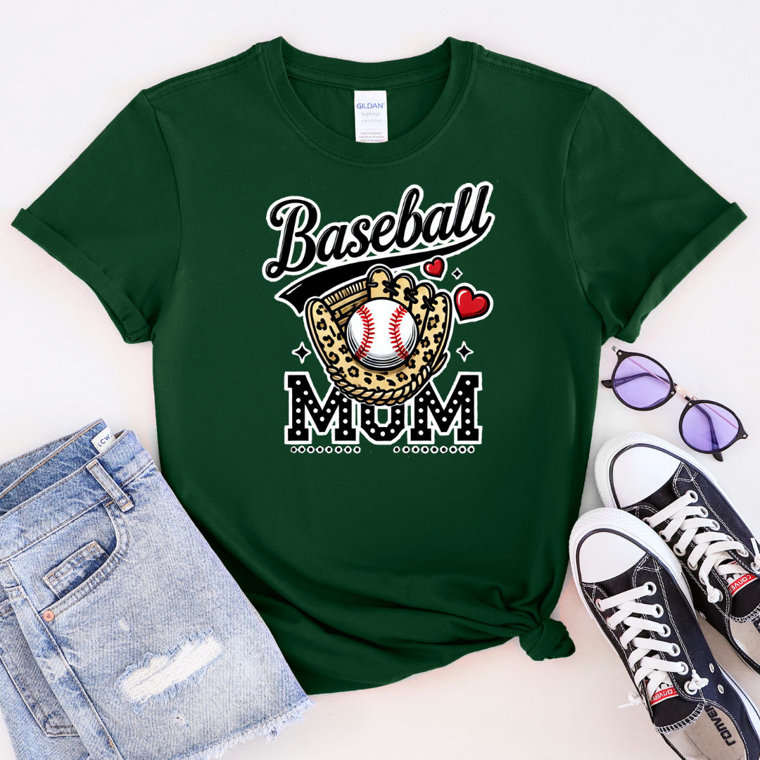 Baseball Mom Softstyle T-Shirt