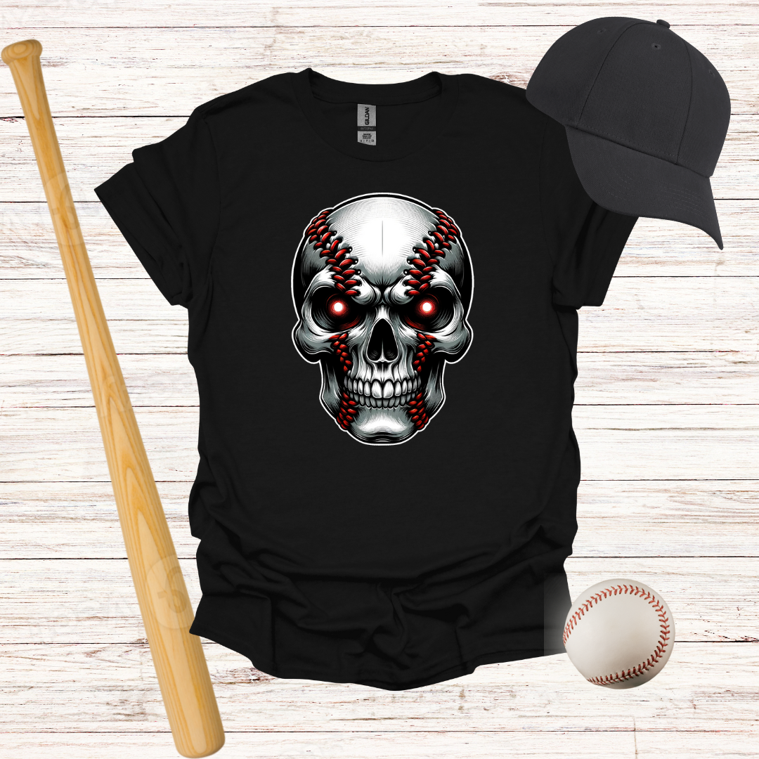 Skull Baseball T-Shirt