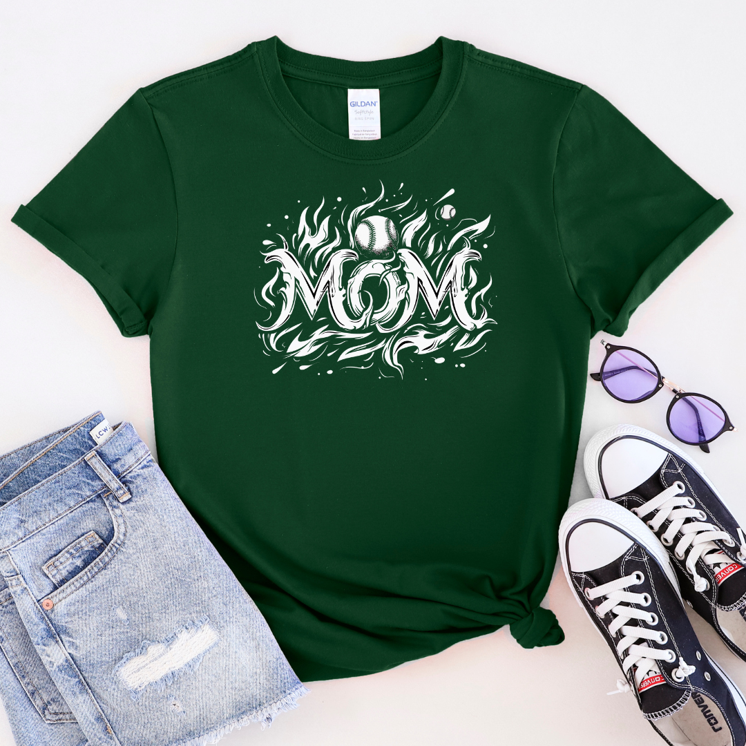 MOM Baseball T-Shirt