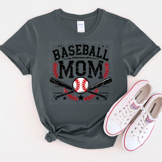 Bats and Ball Baseball Mom T-Shirt