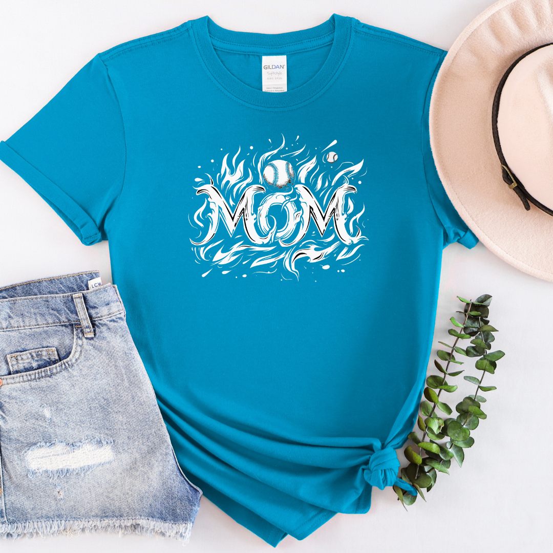 MOM Baseball T-Shirt