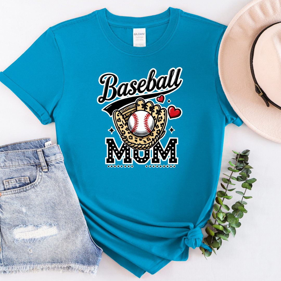 Baseball Mom Softstyle T-Shirt