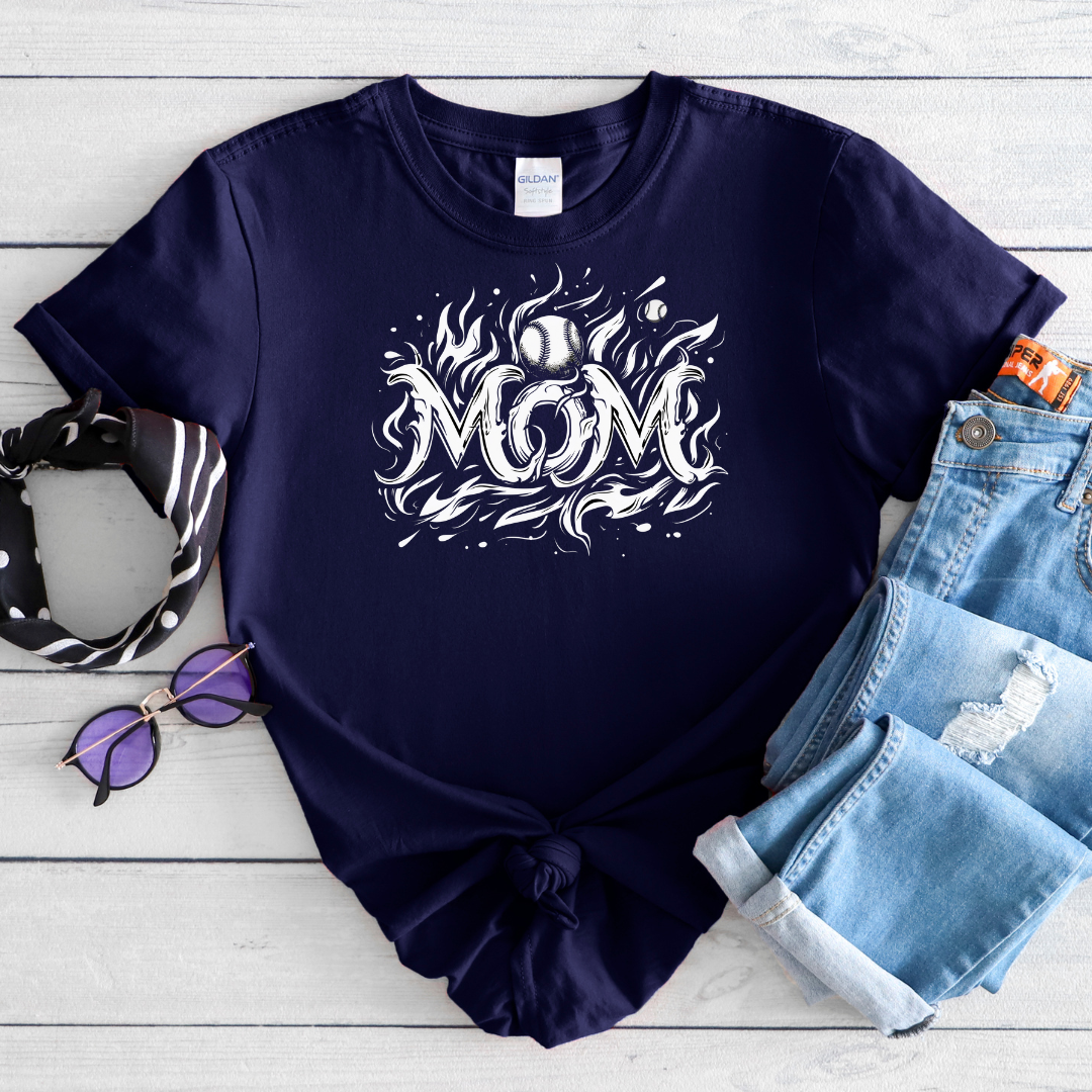 MOM Baseball T-Shirt