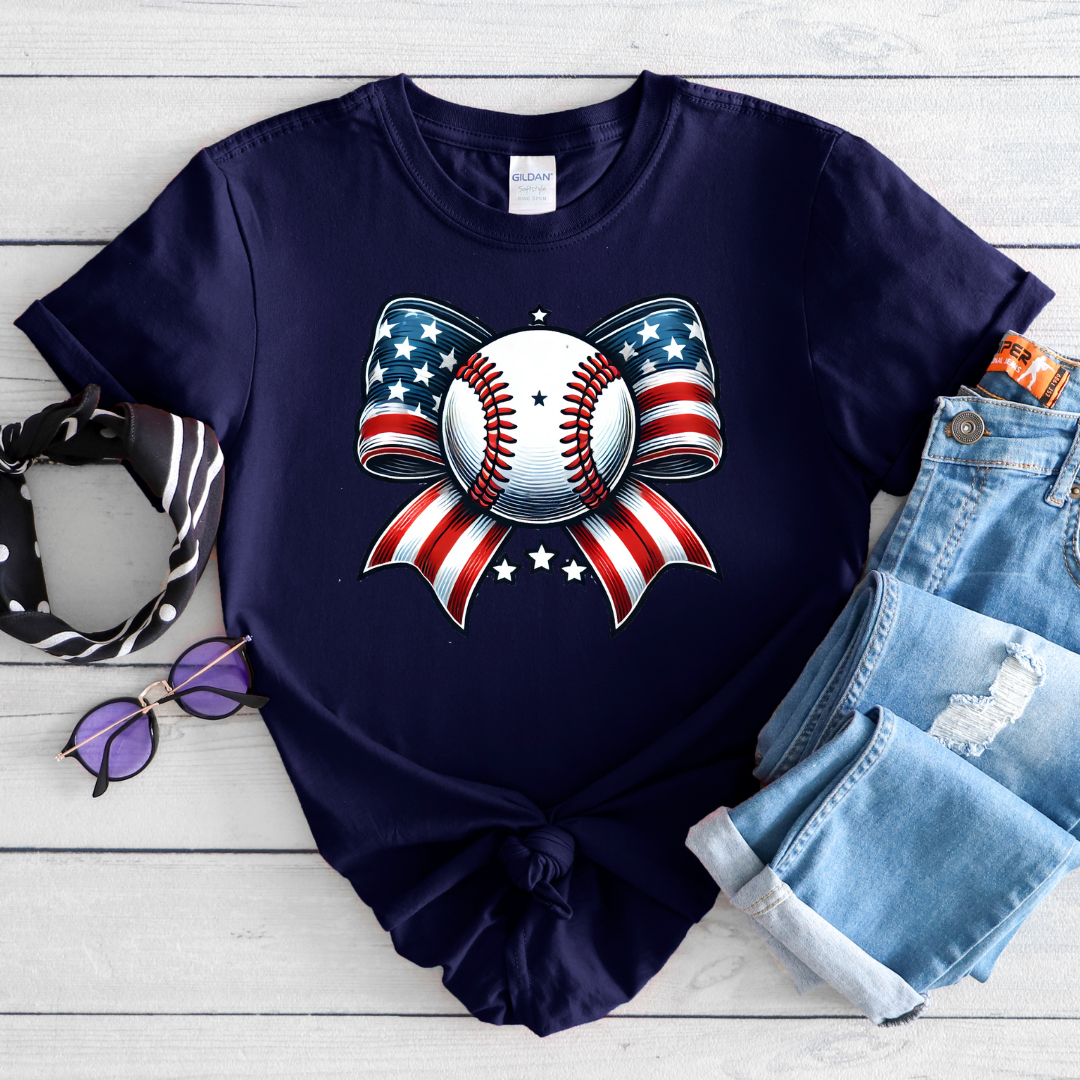 Patriotic Ribbon Baseball