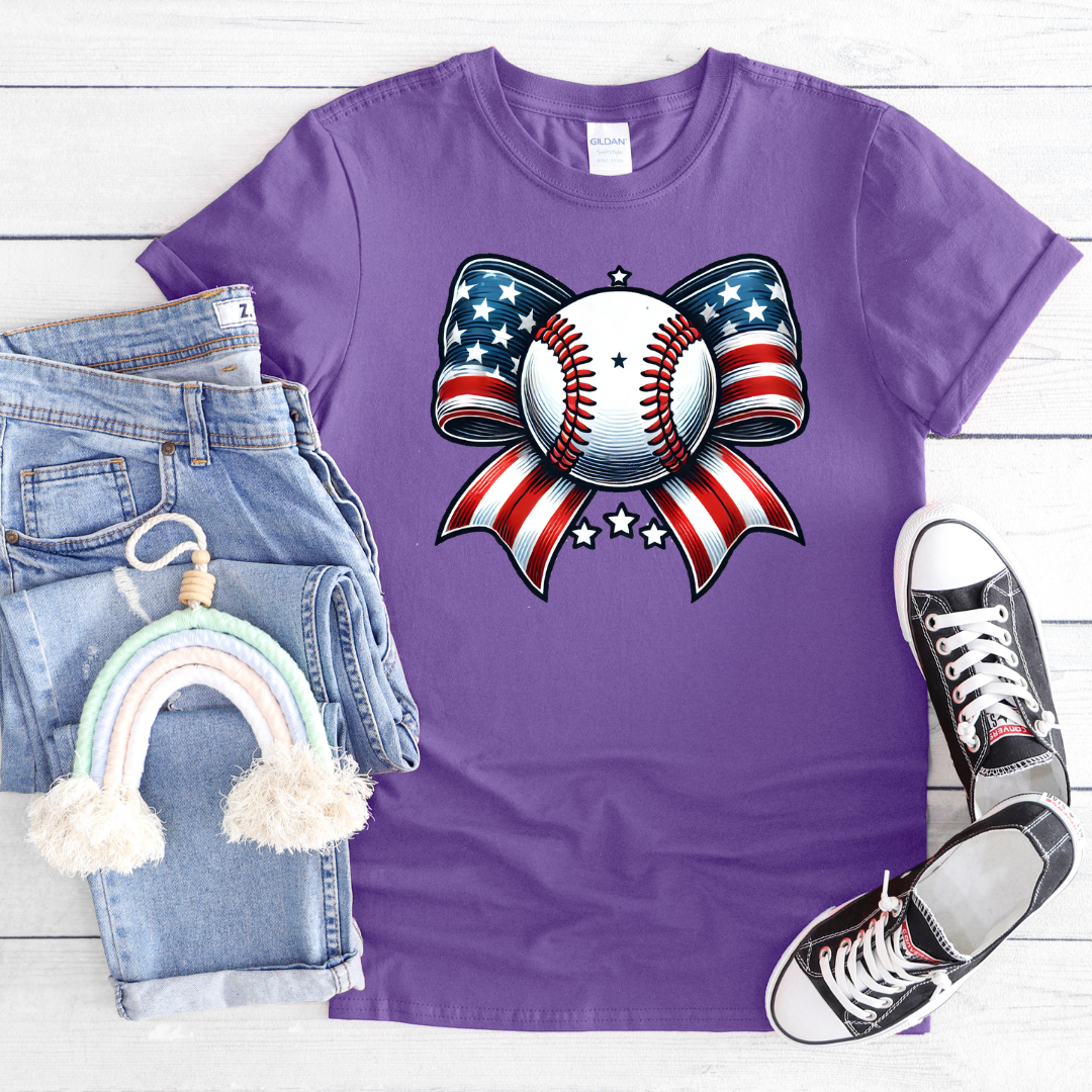 Patriotic Ribbon Baseball