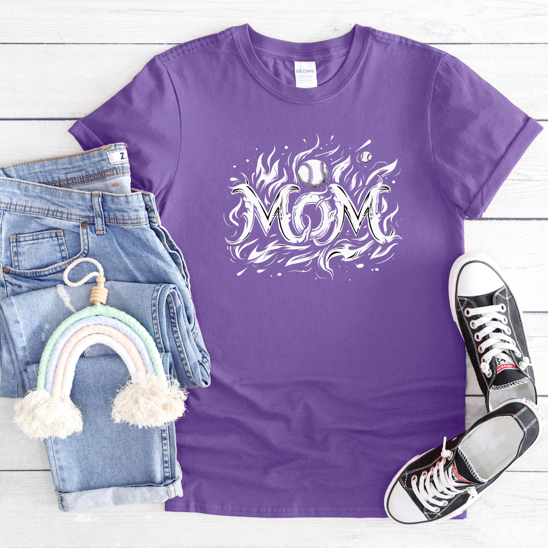 MOM Baseball T-Shirt