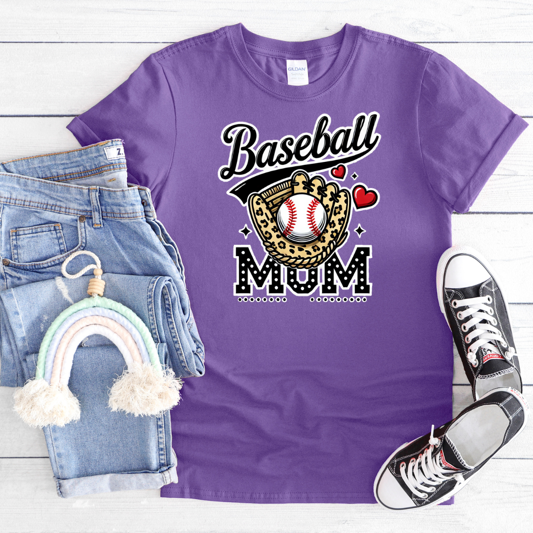 Baseball Mom Softstyle T-Shirt