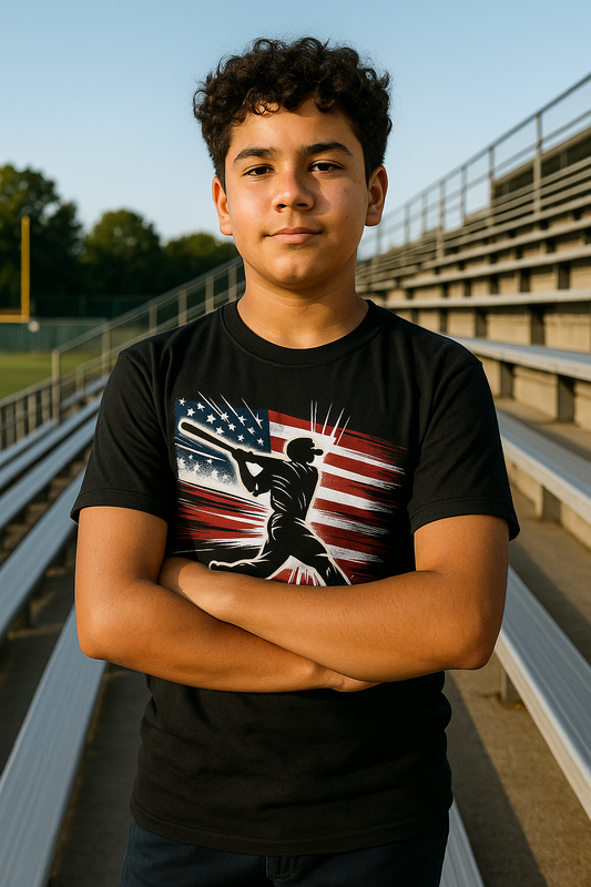 USA Slugger – Youth Patriotic Baseball T-Shirt