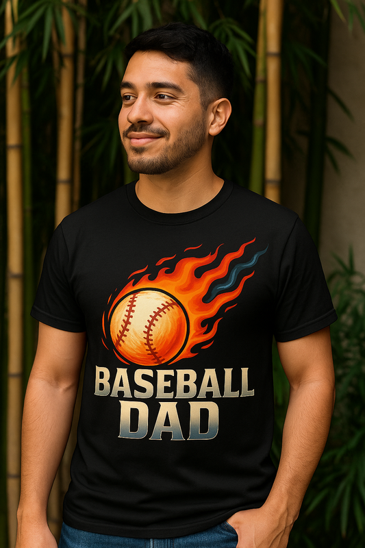 Baseball Dad – Fireball Edition Tee