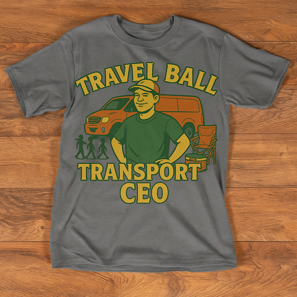 Travel Ball Transport CEO – Baseball Dad Tee