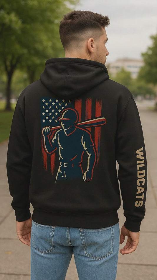 Patriotic Baseball Hoodie